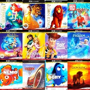 4K UHD Disney Pixar 12 Film Collection NEW